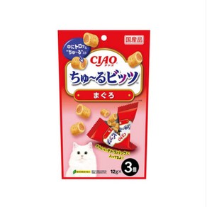 이나바 고양이 챠오 츄르 비츠 CS-171 3p, CS-171 참치, 36g, 6개