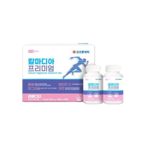 칼마디아 프리미엄 칼슘 마그네슘 비타민D 아연 뼈건강 4중복합 기능성 1000mg