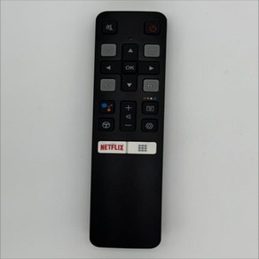 TCL TV용 리모컨 RC802V JUR6 음성 없음 65P8S 49S6800FS, 01 BLACK