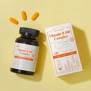 뉴트리랩스 피로회복 비타민B 100 컴플렉스 1 650mg 90정 (3개, 100정, 1개