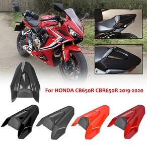 Pillion Rea Seat Cove Solo Seat Cowl Faiing Fo CB650R 2019 2020 CBR650R CB650R CB 650R CBR 650R, Red, 1개