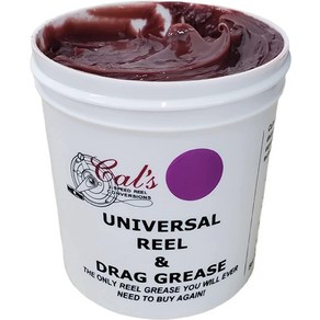 Cal's Univesal Reel and Dag Gease 다용도 퍼플 0.5kg(1파운드) 통, 1개