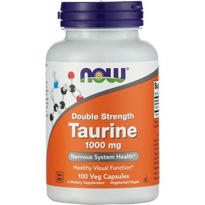 나우푸드 NOW Foods by 나우푸드 NOW Foods Double Strength Taurine Nervous System Health 1000mg 100 Capsul