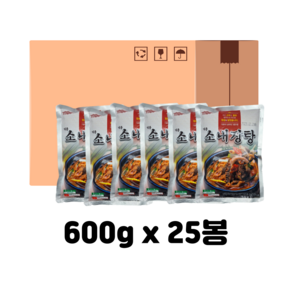 계룡 소내장탕 1박스(600gx25봉), 600g, 25개