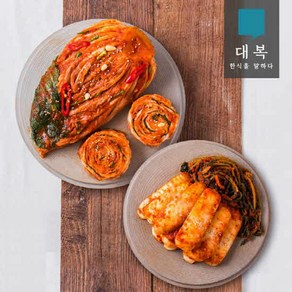 대복 포기김치 2kg+총각김치2kg (꽃게육수로 시원하고 아삭한 맛), 1개