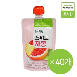 풀무원 풀스키친 스위트 자몽주스, 40개, 100ml