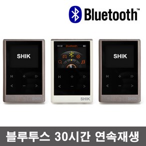 쉬크 E100B 블루투스 MP3플레이어 > FM라디오 내장스피커 동영상 TF확장, 초코렛, E100B_8GB