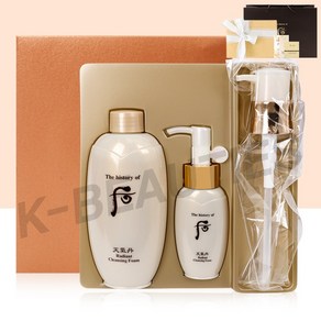 더후 천기단 화현 클렌징 폼 기획 세트 (200ml+50ml) (선물포장+쇼핑백+1ml 샘플 추가구성)