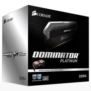 커세어 DDR4 32G PC4-27700 CL16 Dominato Platinum 8Gx4 램 쿨러포함 데스크탑용 CMD32GX4M4B3466C16