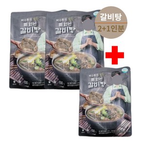 뼈없는갈비탕 3팩 한끼식사 겨울캠핑음식 박수홍 홈쇼핑갈비탕, 3개, 700g