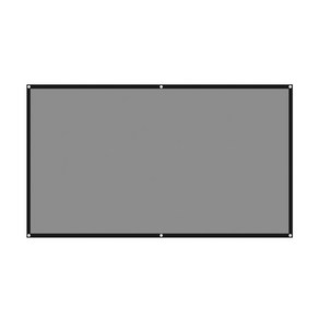 빔프로젝터 붙이는스크린 가정용 스크린벽지 이동형, 60인치 4:3 (롤배송), 메탈내광막
