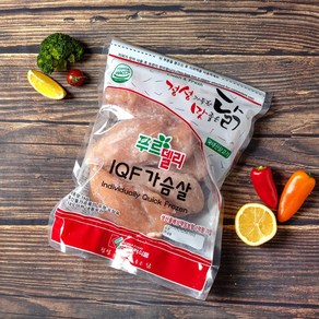 푸르델리 IQF 냉동 생닭가슴살(1kg) 8팩, 8개