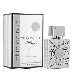 남성용/Armaf Mens Club De Nuit Sillage Perfume Oil 0.6 oz Fragrances