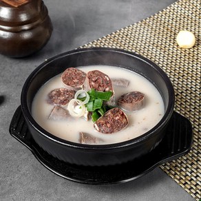 진한 국물의 천안 병천 아우내 순대국 (육수 2팩 순대+고기 2팩) 4인, 920g, 2개