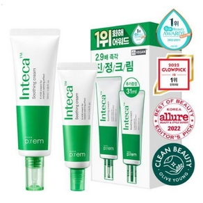 메이크프렘 인테카 수딩크림 기획세트(50ml+31ml), 1세트