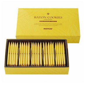 Royce Baton Cookie Coconut 로이스 배턴 쿠키 코코넛 25개입 4팩, 상품선택, 25개, 4개