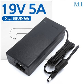 명호전자 19V 3.16A 19V 3.42A 19V 4.74A 4.73A 5A 노트북 어댑터, MH1906_19V 5A 3구 해외인증