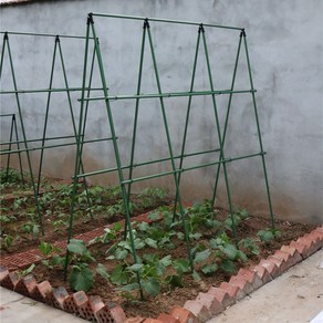 오이 지지대 지주대 과일 야채 밭 토마토 넝쿨 고추, 길이 120cm 높이 90 cm, 1개