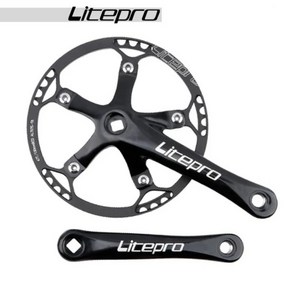 Litepro 자전거 크랭크셋 체인휠 크랭크 45T 47T 53T 56T 58T MTB 로드 바이크 130BCD 톱니 부품