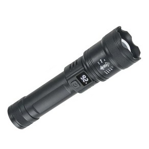 디제이디 XHP50.2칩 LED 손전등 후레쉬, 1개, 블랙