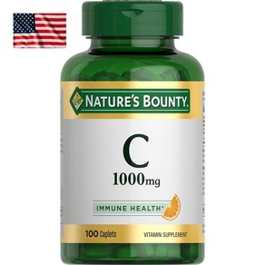 Natues Bounty VitaminC 1000mg 네이쳐스바운티 비타민C 100캡슐 고함량 대용량, 1개, 100정