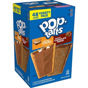 Kellogg's Pop Tarts Chocolate Variety Pack 켈로그 팝타르트 초콜릿 버라이어티팩 스모어 초콜릿 퍼지 48개입