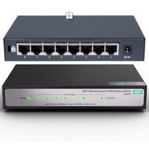 HPE-ARUBA 1420-8G JH329A 기가 8포트 스위칭허브, 1개