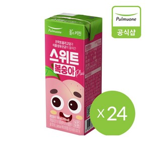 풀무원 풀스키친 스위트 복숭아 PLUS 음료, 190ml, 24개