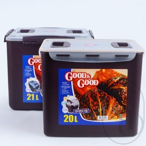 핸디락 김치통 20/21L 반찬통, 20L, 1개