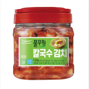 [풀무원] 칼국수 김치 PET, 1개, 1.2kg
