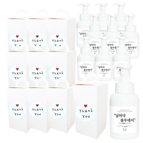 답례품 룰루데이 핸드워시 손잡이상자 완포장, 20개, 300ml