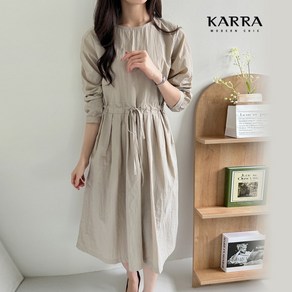 카라 KARRA 스트링핀턱플리츠원피스 KB3SOP045A