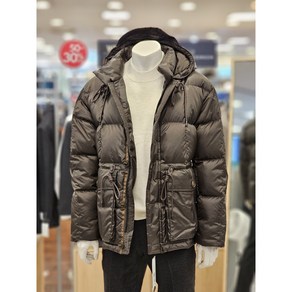 [백화점무료배송] 킨록 남성 브라운 경량 후드 카라코람 구스다운 스트링 점퍼 패딩 겨울 아우터 NFIU18