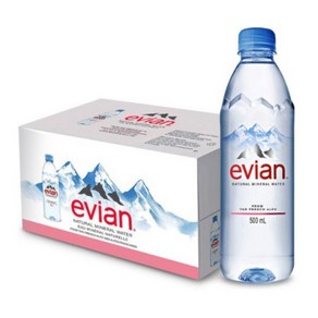 에비앙 미네랄워터, 500ml, 48개