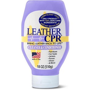 Leathe CPR 2-in-1 차량 카시트 가죽 클리너 및 컨디셔너 18oz, 1개