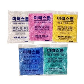 칼라 샌드(돌맹이) 약1kg, 1개, 화이트