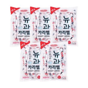 뉴과 카라멜 캔디 400g 국제사탕 대용량 멜랜드 후식, 5개