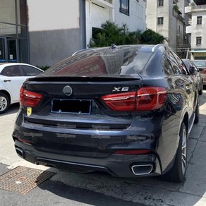 BMW X6 F16 용 리어 스포일러 2015 ABS 퍼포먼스 트렁크 윙 카, 01 Unpainted