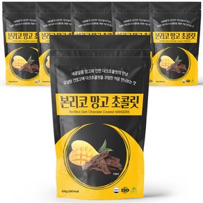 본리코 건망고 무설탕 망고 다크 초코 100g 6개