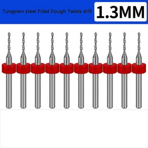 튀김 구멍 CNC 강철 고정 회로 1 드릴 드릴링 미니 트위스트 기판 마이크로 0 텅스텐 PCB 비트 조각 2mm, 1개