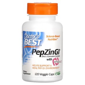 Docto's Best 닥터스베스트 PepZin GI 아연 L카르노신 복합체 120정, 1개