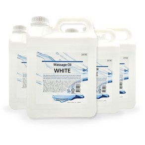 라라스킨 아로마 마사지오일 무향 화이트 5리터 대용량 5000ml, 4개, 5L