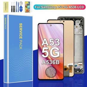 테스트 6.5 인치 삼성 호환 A53 5G LCD A536U A536B A5360 디스플레이 패널 유리 터치 스크린 디지타이저 A536, 1개