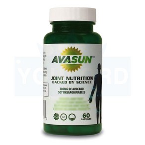 AvaSun 아보카도 추출물 300mg 60캡슐 유로드, 60정, 1개