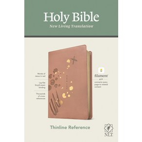 NLT Thinline Refeence Bible Filament Enabled Edition (Red Lette Leathelike Pink) Imitation Leathe, Tyndale House Publishes