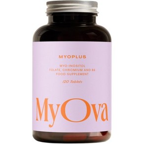 [B01M0OZQHI] MyOva Myoplus - PCOS용 마이오 이노시톨 보충제 1일 복용량당 4 000mg 마이오이노시톨 200g 엽산 및 100g 크롬 120 캡슐