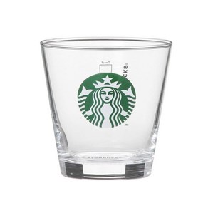 스타벅스 로고 유리컵 296ml, 1개