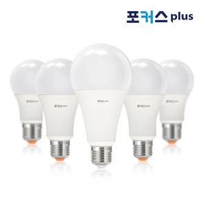 포커스 플러스 LED 벌브 전구 방등 거실등 형광등 인테리어 조명 8W 10W 12W 14W 20W 전구색 주광색, 1개, 포커스 LED벌브 20W 전구색(노란빛)