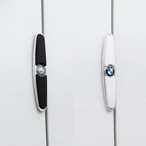 BMW 메탈 차량 도어가드 수입차 외제차 문콕방지 가드, BMW로고 화이트, 1개