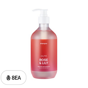 줄라이미 퍼퓸 헤어 샴푸 로즈앤릴리, 500ml, 8개